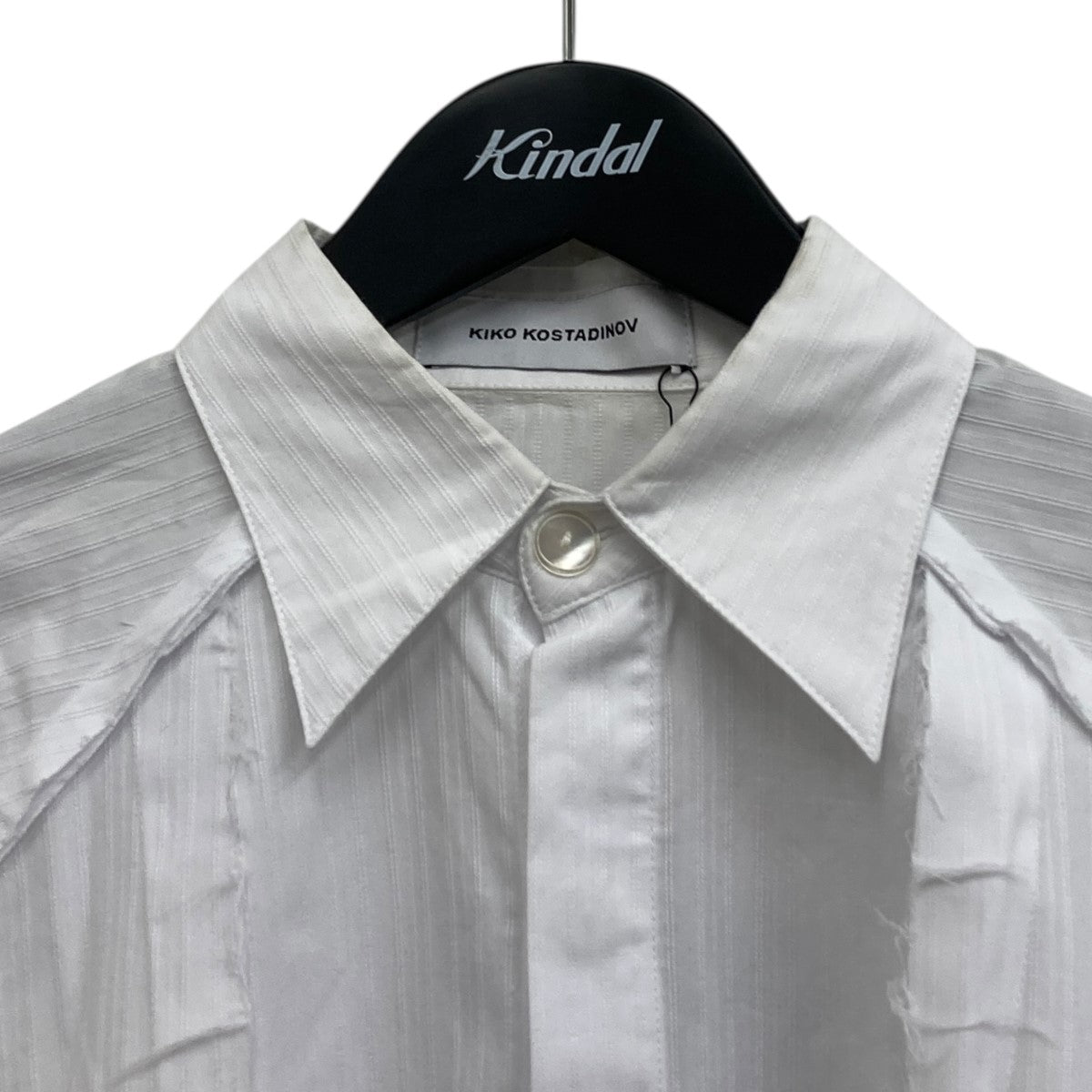 Kiko Kostadinov(キココスタディノフ) ZAFAR SHIRT ホワイト サイズ 46