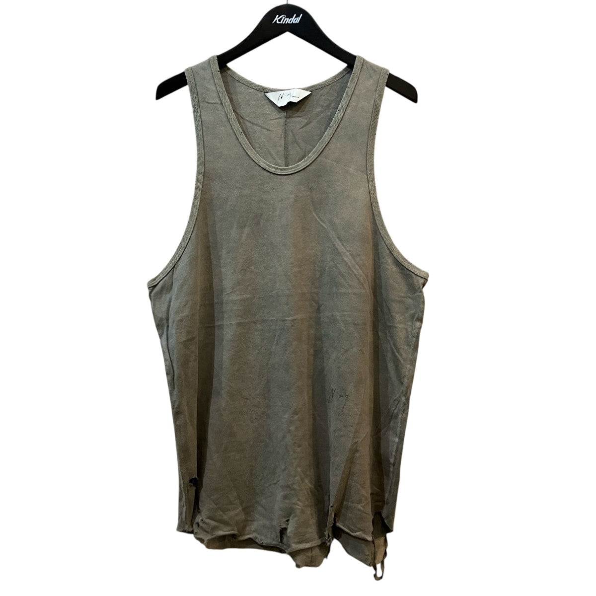 ANCELLM 「DAMAGE TANK TOP」ダメージタンクトップANC CT141 古着・中古-1枚目のアイテム画像