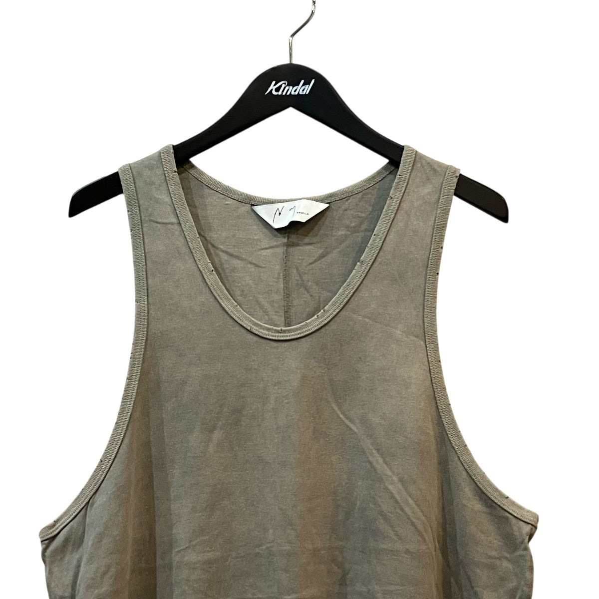 ANCELLM 「DAMAGE TANK TOP」ダメージタンクトップANC CT141 古着・中古-3枚目のアイテム画像
