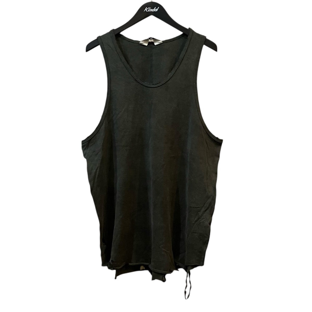 ANCELLM DAMAGE TANK TOP ダメージタンクトップ 古着・中古-1枚目のアイテム画像