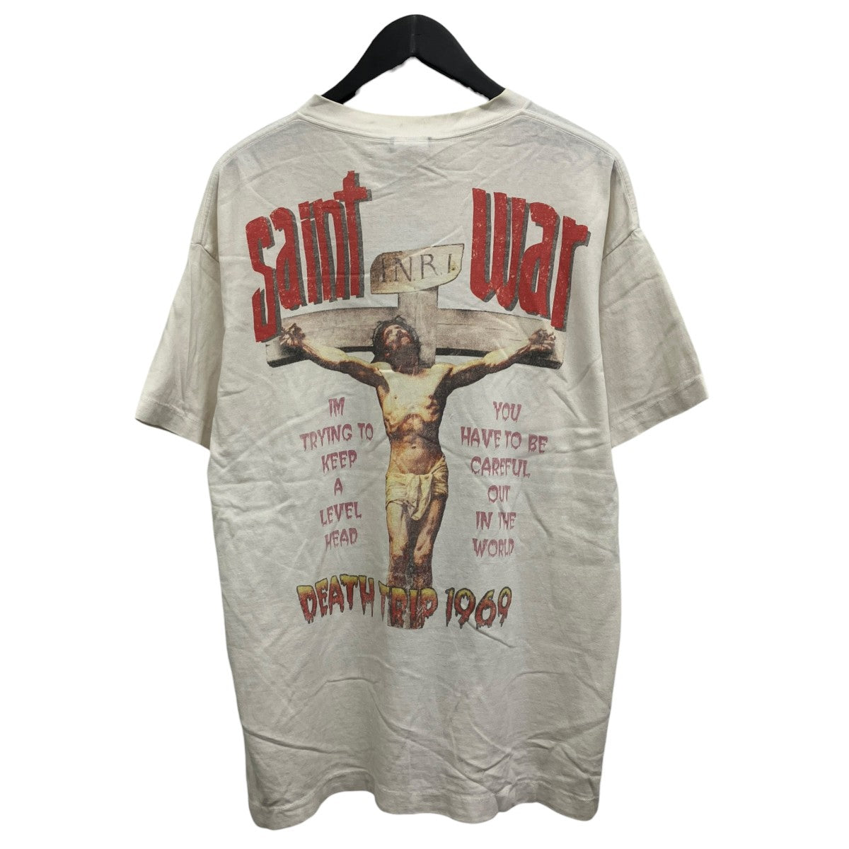ダメージ加工プリントTシャツ