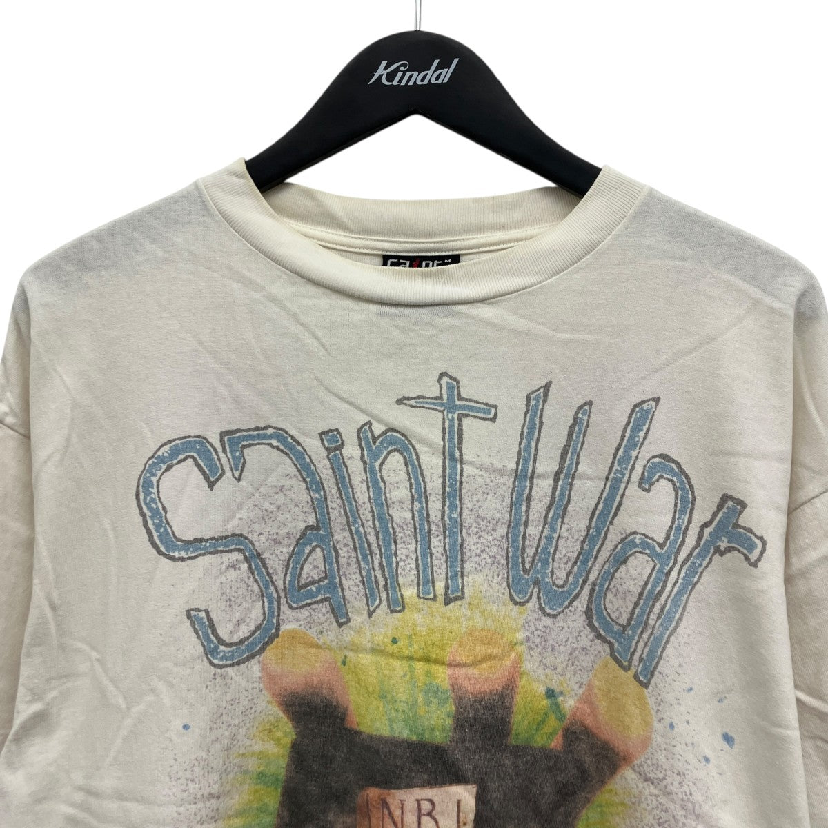 ダメージ加工プリントTシャツ