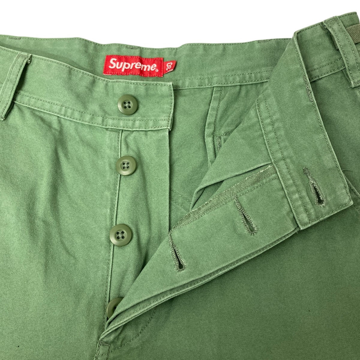 (ゴリ)supreme パンツ Supreme(シュプリーム) 19AWcargo pantsカーゴパンツ グリーン サイズ