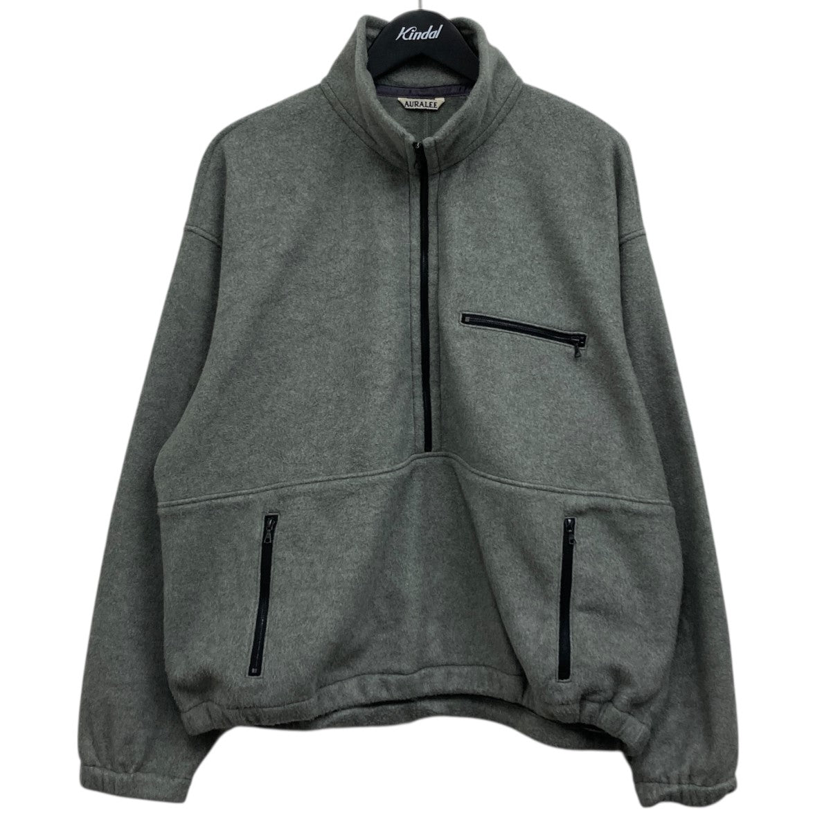AURALEE(オーラリー) 25AW PURE SILK COMFORT FLEECE HALF ZIP P O