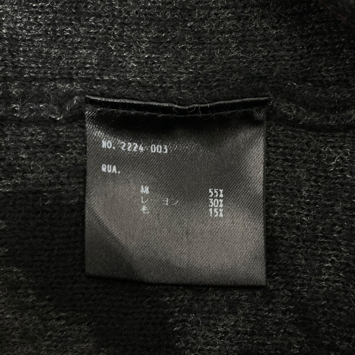 BIG ROSE KNIT SHIRT ニットポロカーディガン