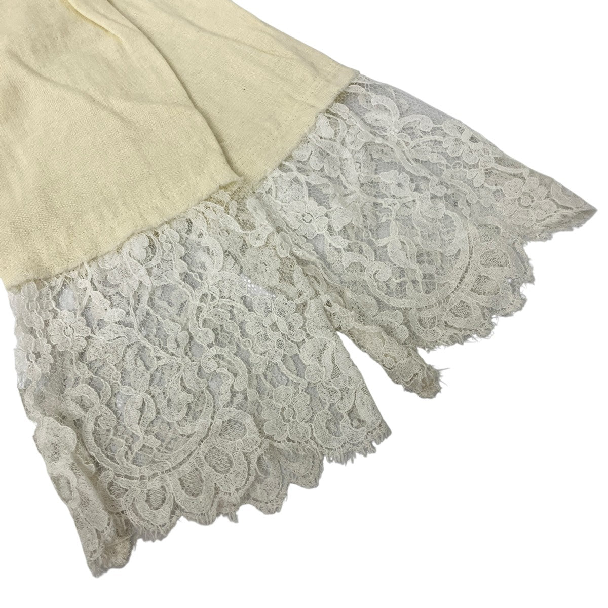 レースドッキングカットソー