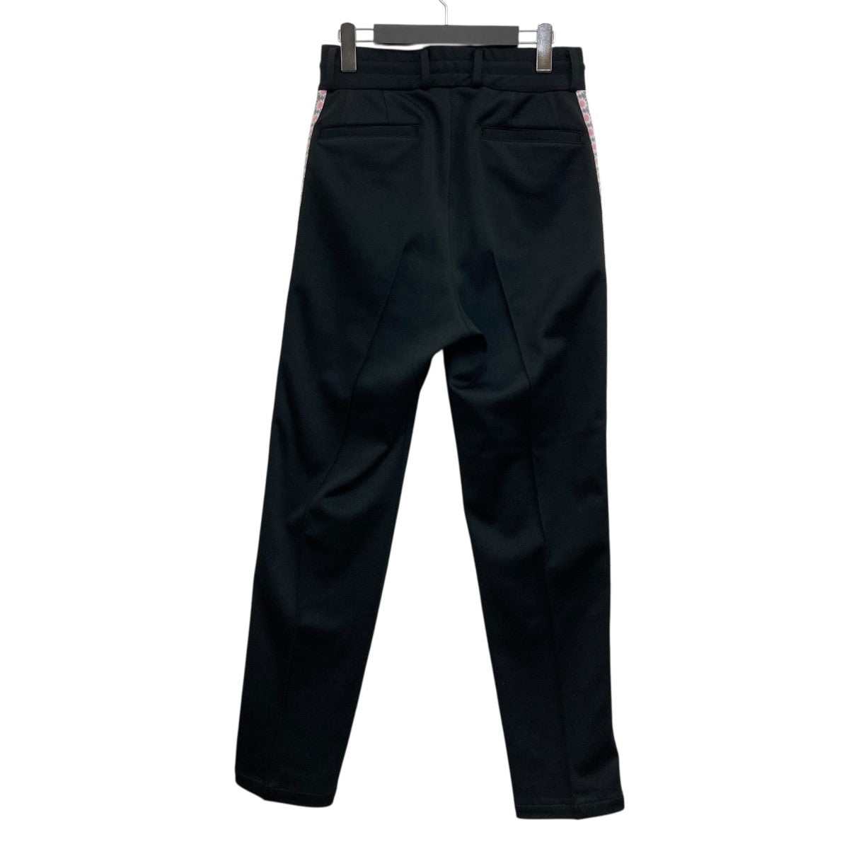 TTT MSW トラックパンツ 23ss TTT MSW ワイドトラックパンツ サイドライン ブラック/W450