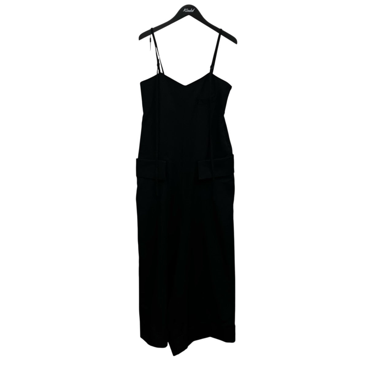 REGULATION Yohji Yamamoto R-CAMISOLE OVERALL ウールサロペット 古着・中古-1枚目のアイテム画像