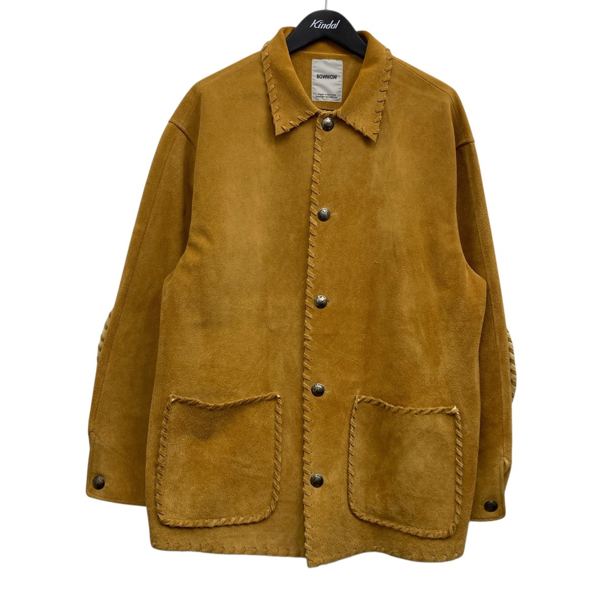 BOWWOW(バウワウ) ウーブンスエードカバーオール イエロー サイズ L