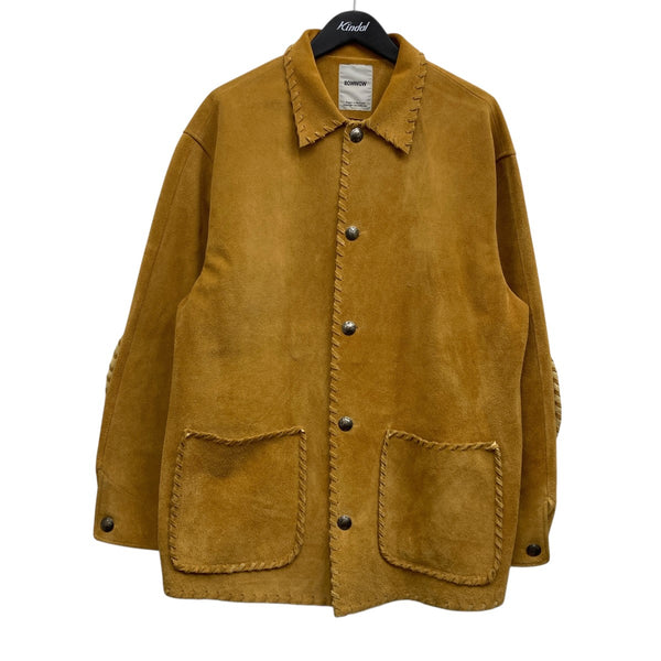 BOWWOW(バウワウ) ウーブンスエードカバーオール イエロー サイズ L