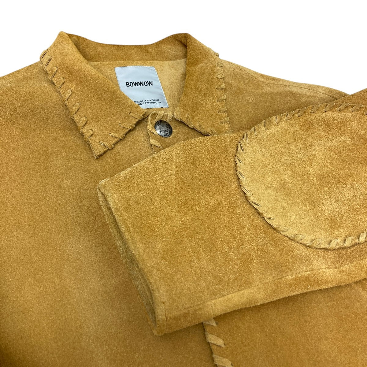 BOWWOW(バウワウ) ウーブンスエードカバーオール イエロー サイズ L