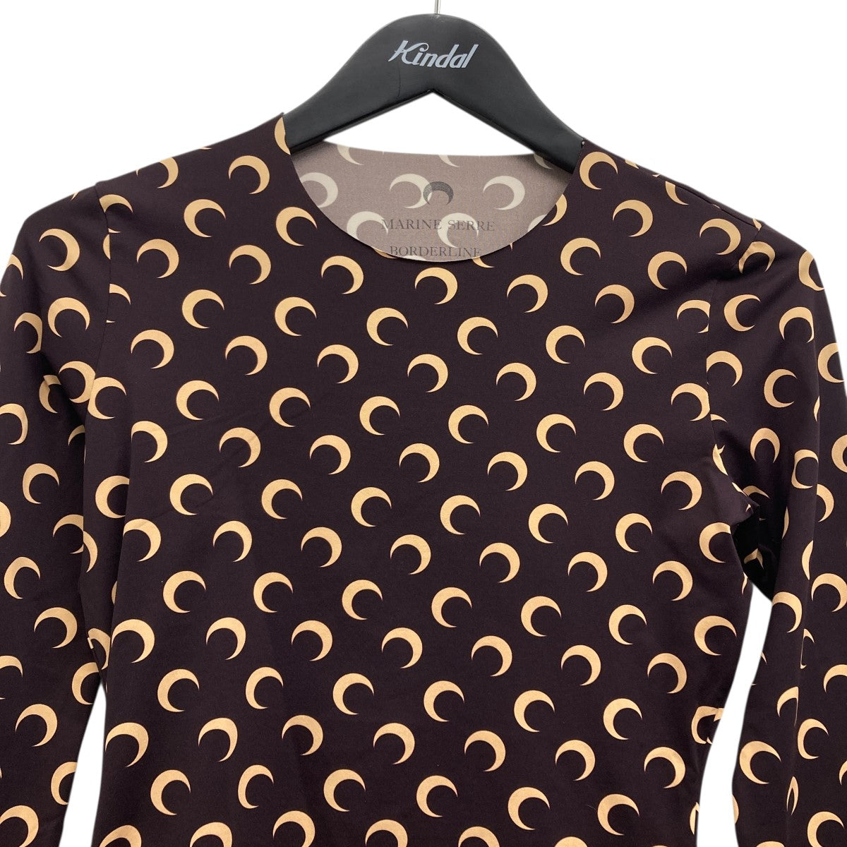 marine serre(マリーンセル) second skin tops ボディスーツ ブラウン