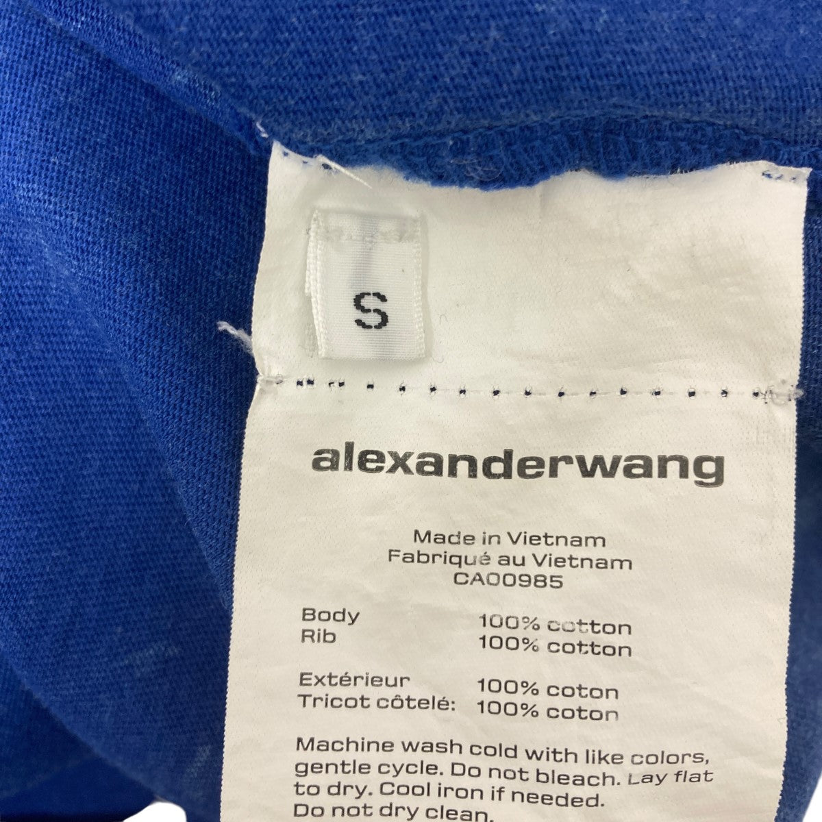 ALEXANDER WANG ロングスリーブカットソー 古着・中古-5枚目のアイテム画像