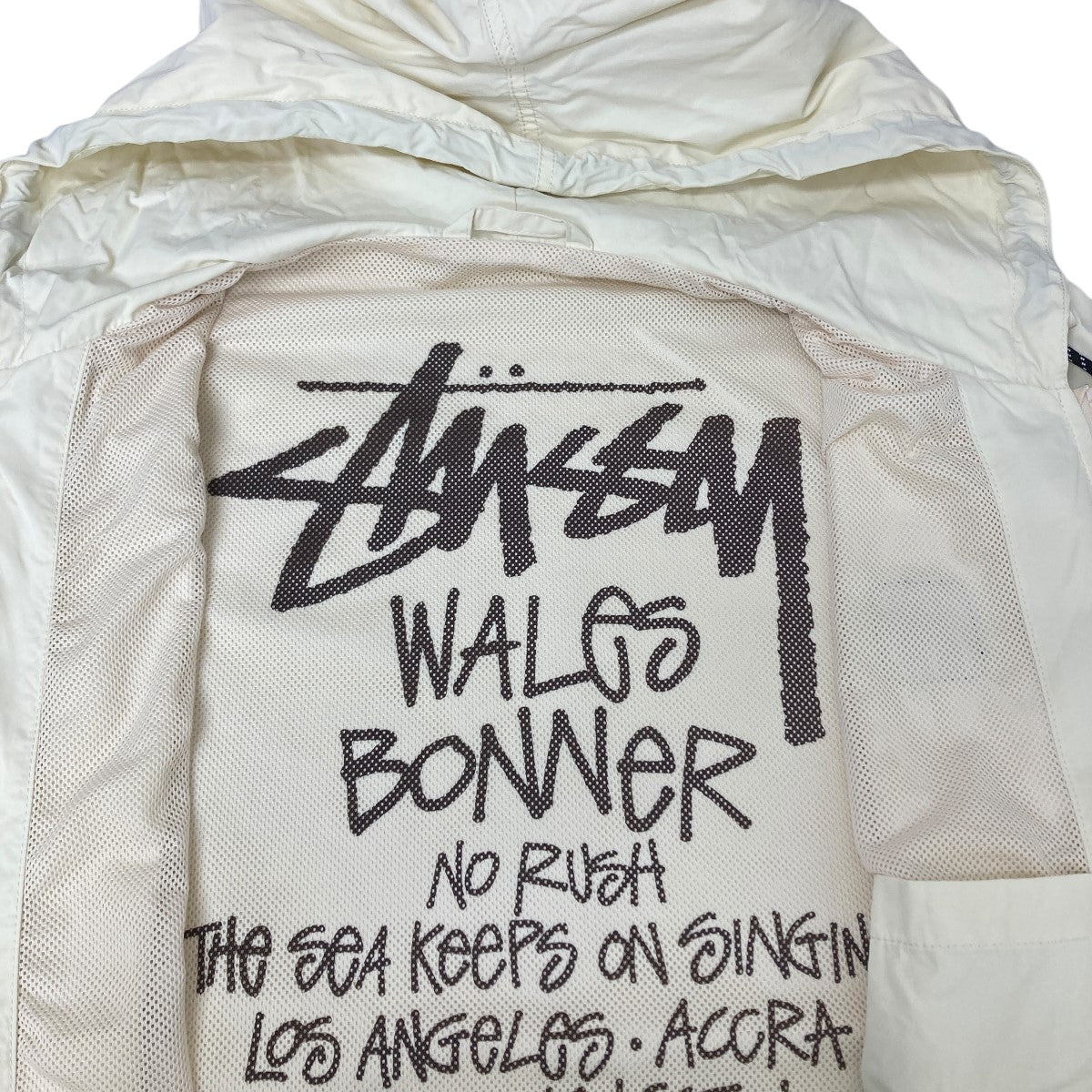 stussy×WALES BONNER ナイロンジャケット 古着・中古-5枚目のアイテム画像