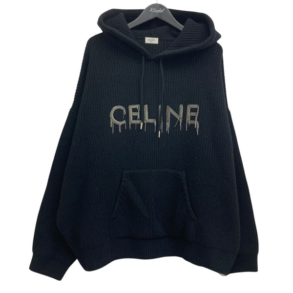 CELINE(セリーヌ) ニットパーカー 2AG74430U ブラック サイズ 1