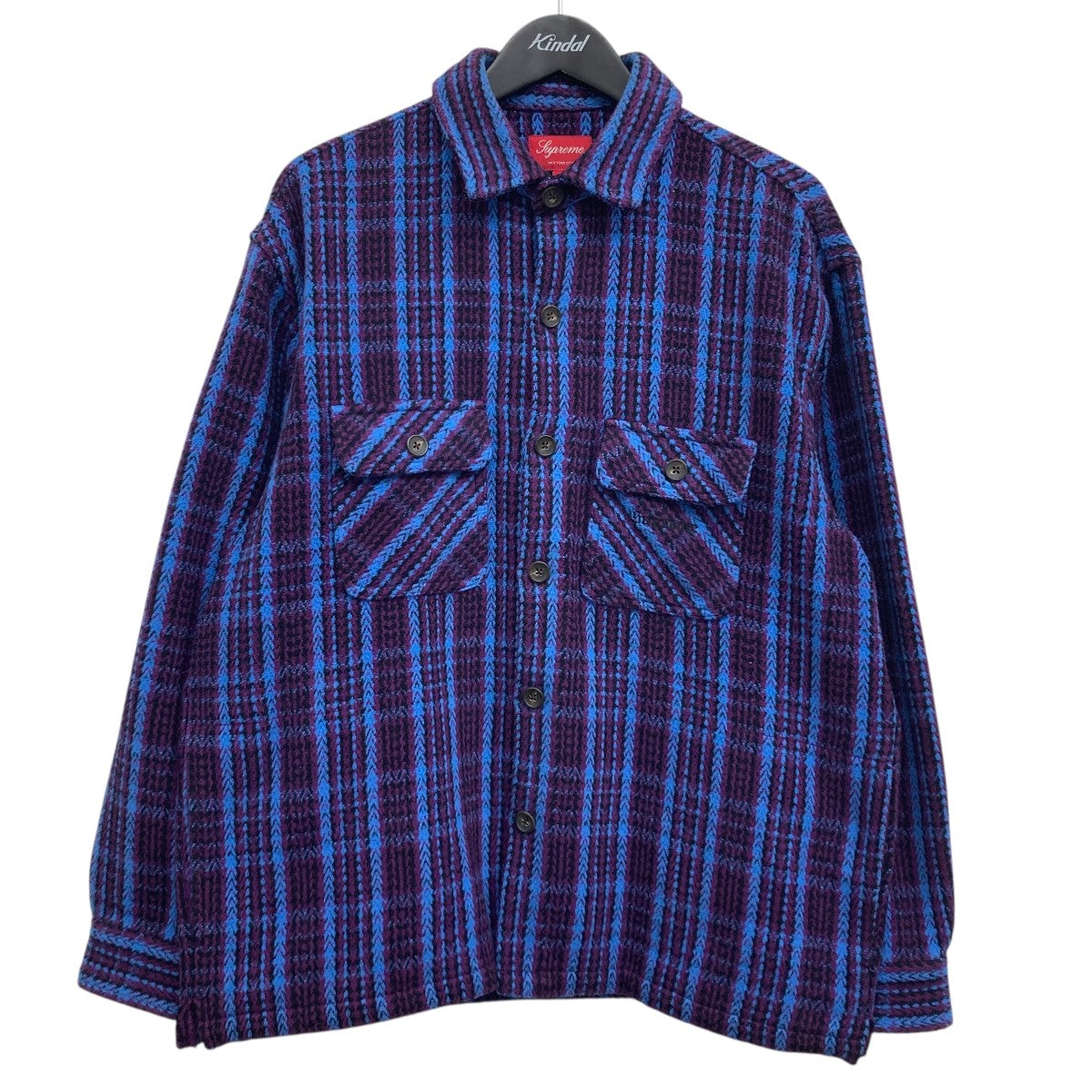 Supreme(シュプリーム) Heavy Flannel Shirtフランネルシャツ パープル