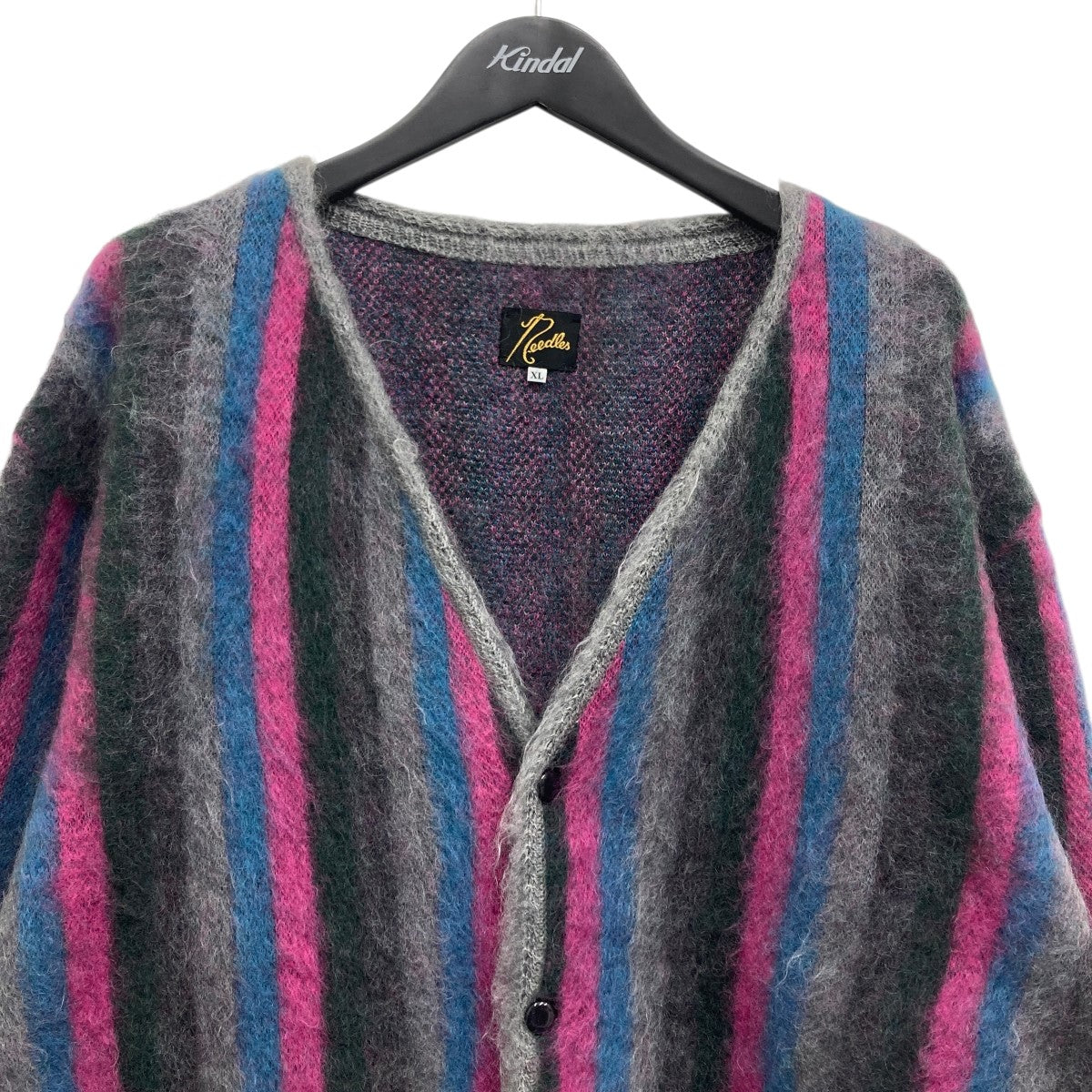 needles モヘアカーディガン Needles(ニードルズ) モヘアカーディガン J0340 グレー サイズ XL