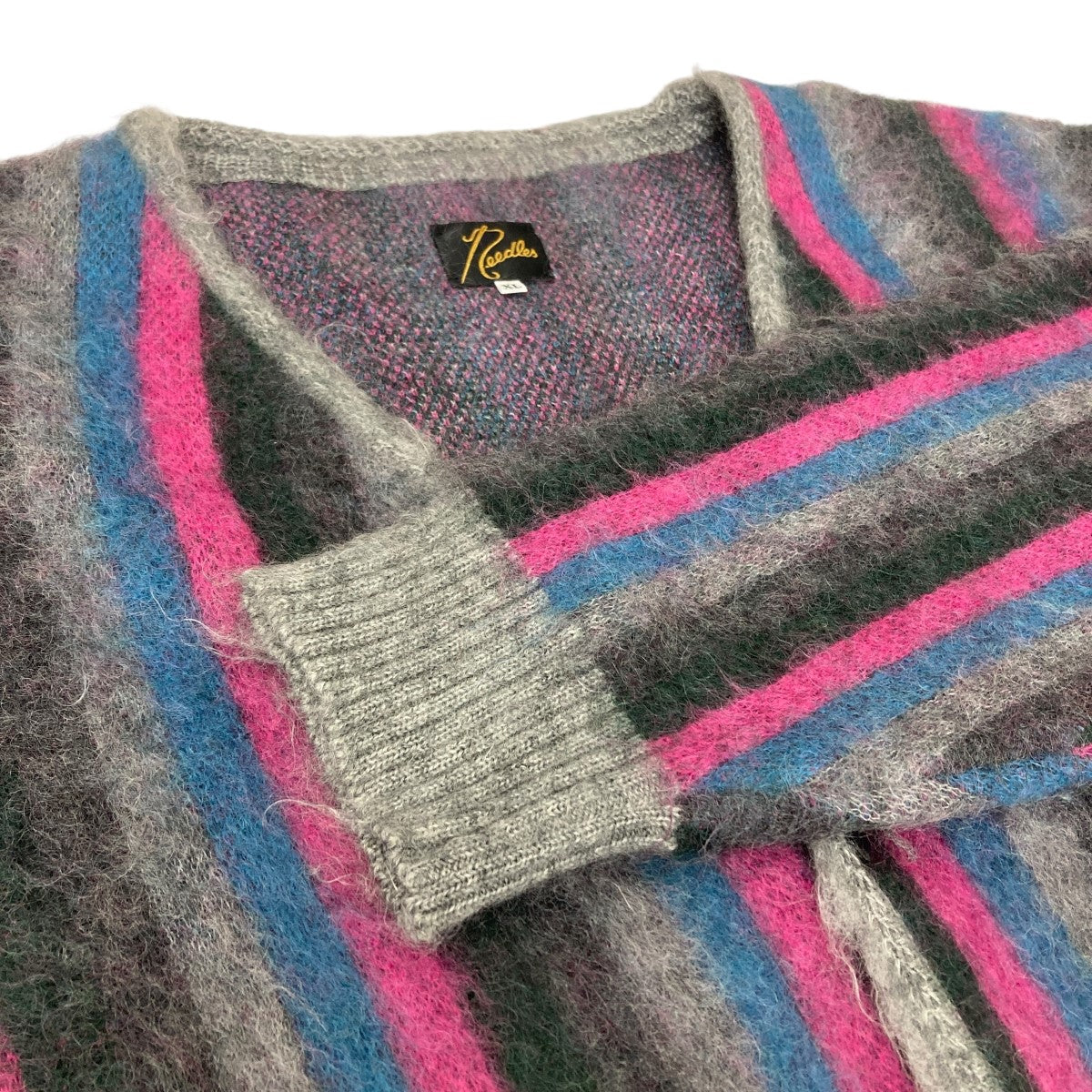 Needles(ニードルズ) モヘアカーディガン J0340 グレー サイズ XL