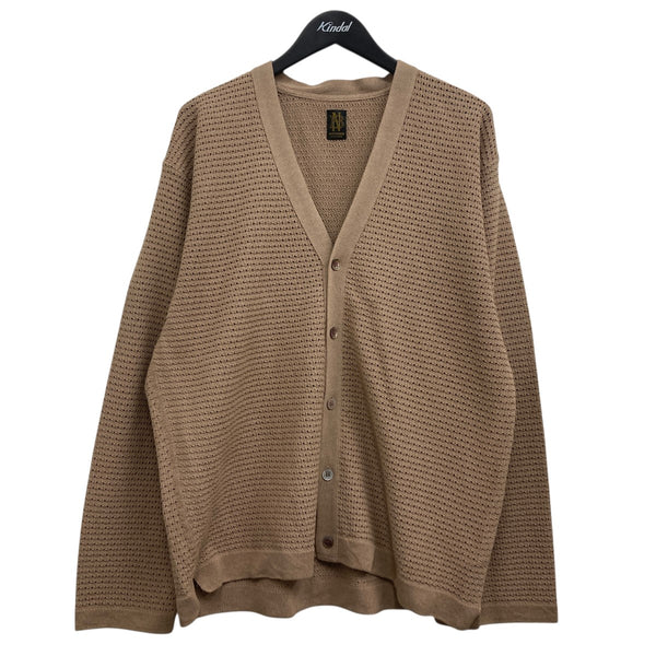 BATONER バトナー サマーニット CARDIGAN カーディガンL BATONER(バトナー) SUMMER KNIT VNECK CARDIGAN サマーニット