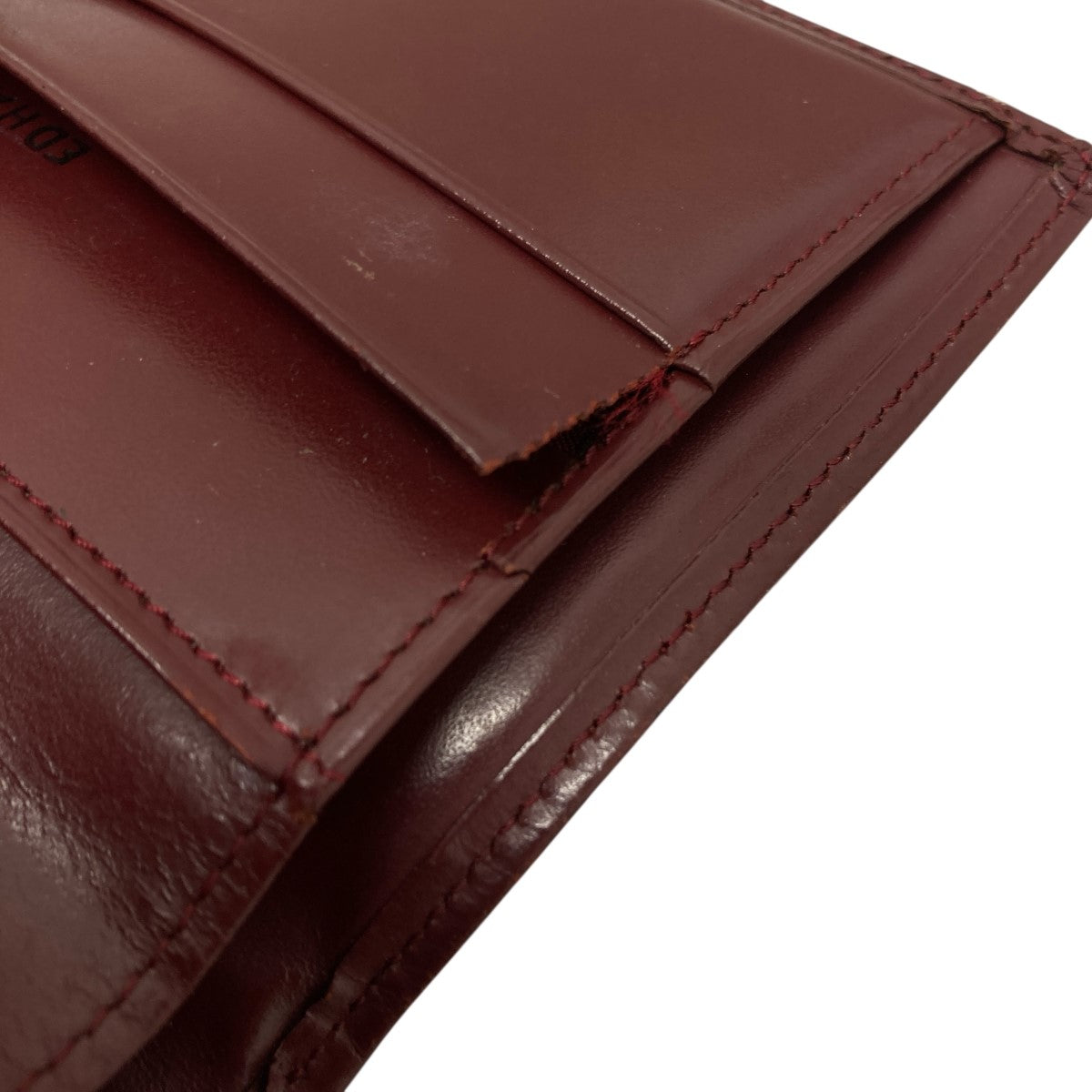 Cartier(カルティエ) 2つ折り財布 ボルドー サイズ -｜【公式