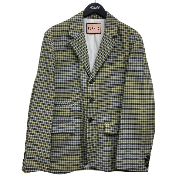 PLAN C チェック柄 ジャケット 36 PLAN C チェック柄 ジャケット 36 PLAN C チェック柄 ジャケット 36