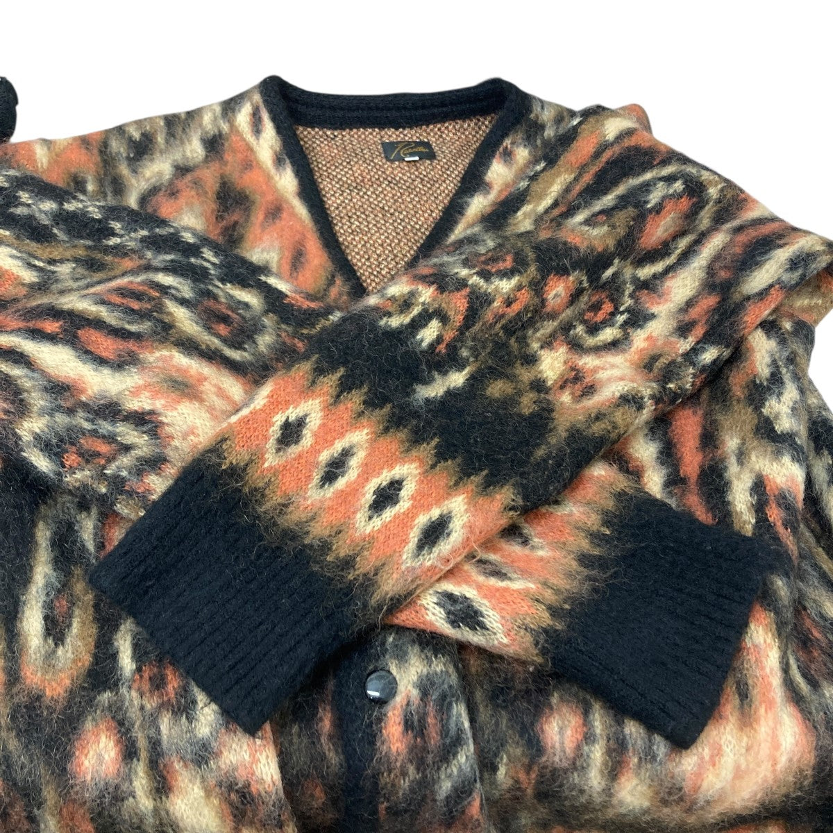 Needles Mohair Cardigan モヘアカーディガン 古着・中古-4枚目のアイテム画像