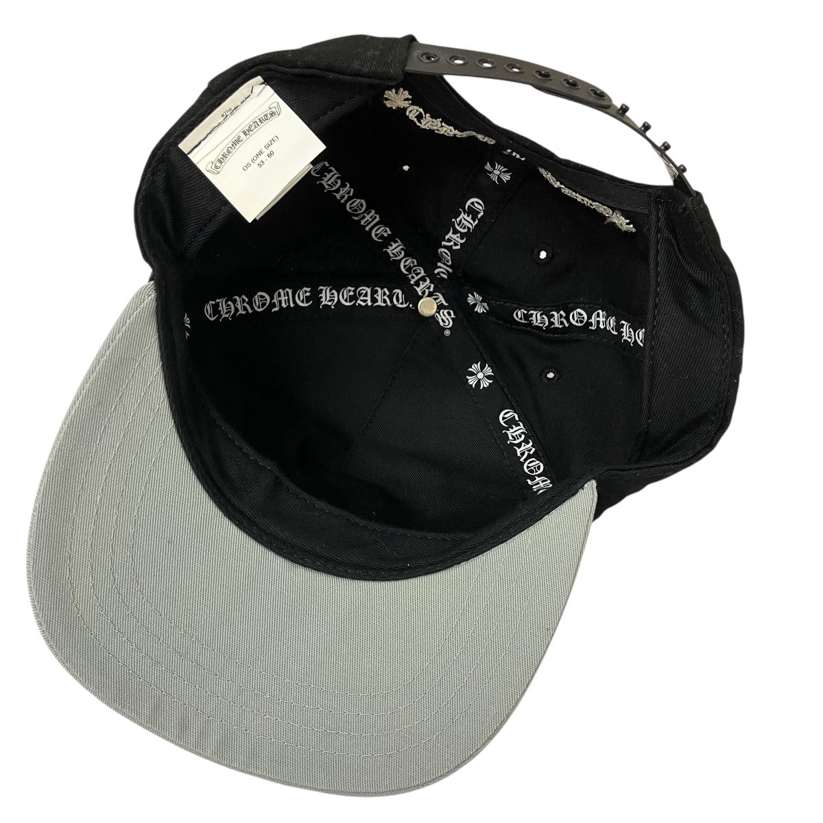 CHROME HEARTS(クロムハーツ) ロゴベースボールキャップ ブラック