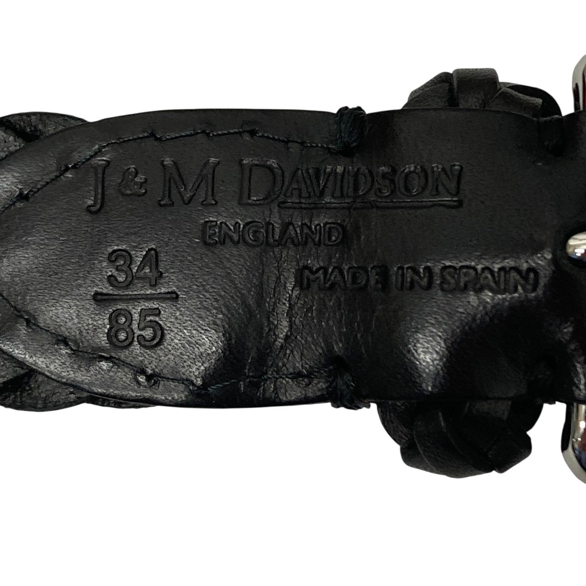 J＆M DAVIDSON 編み込みレザーベルト 古着・中古-6枚目のアイテム画像