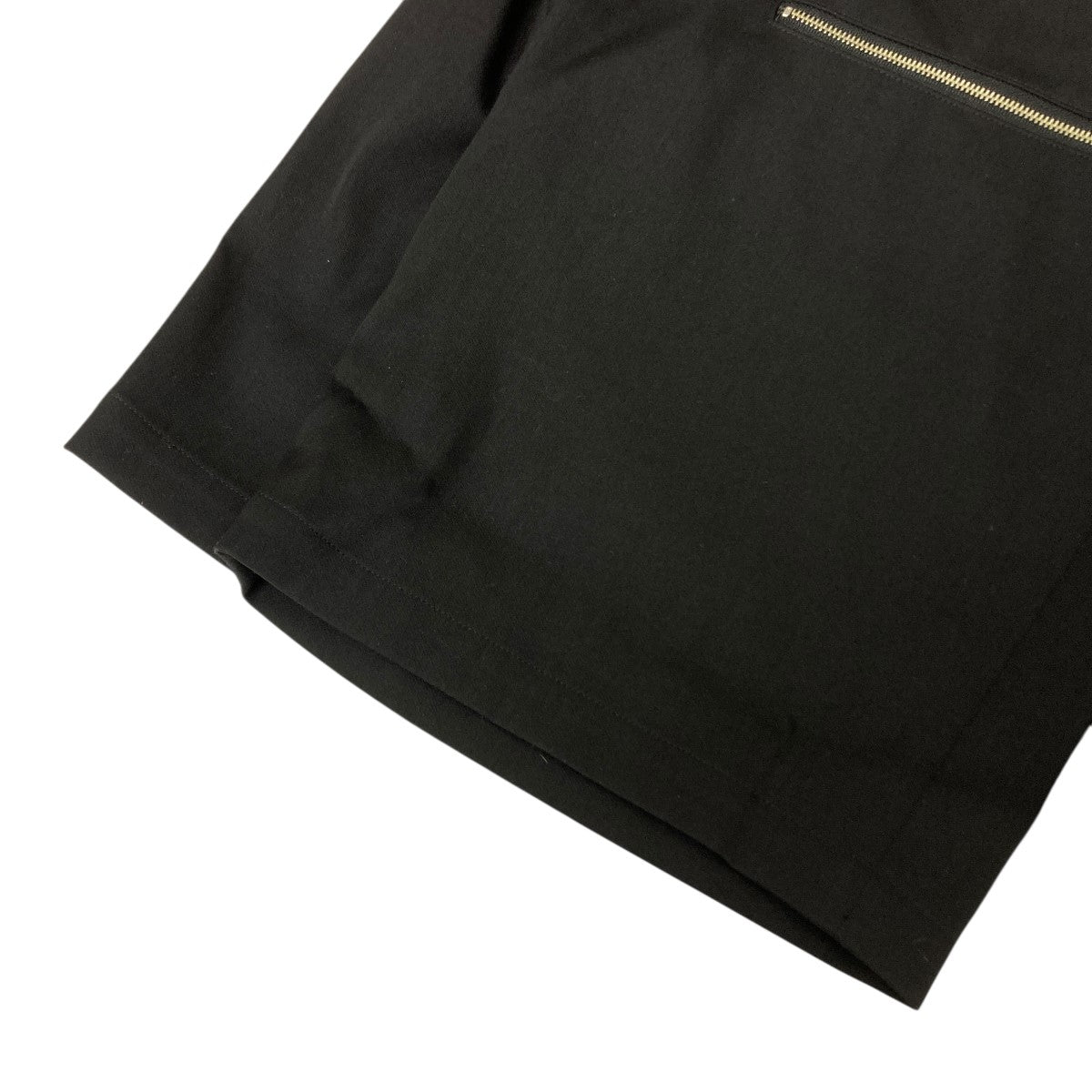 ALMOSTBLACK ジップデザインワイドパンツ 古着・中古-4枚目のアイテム画像
