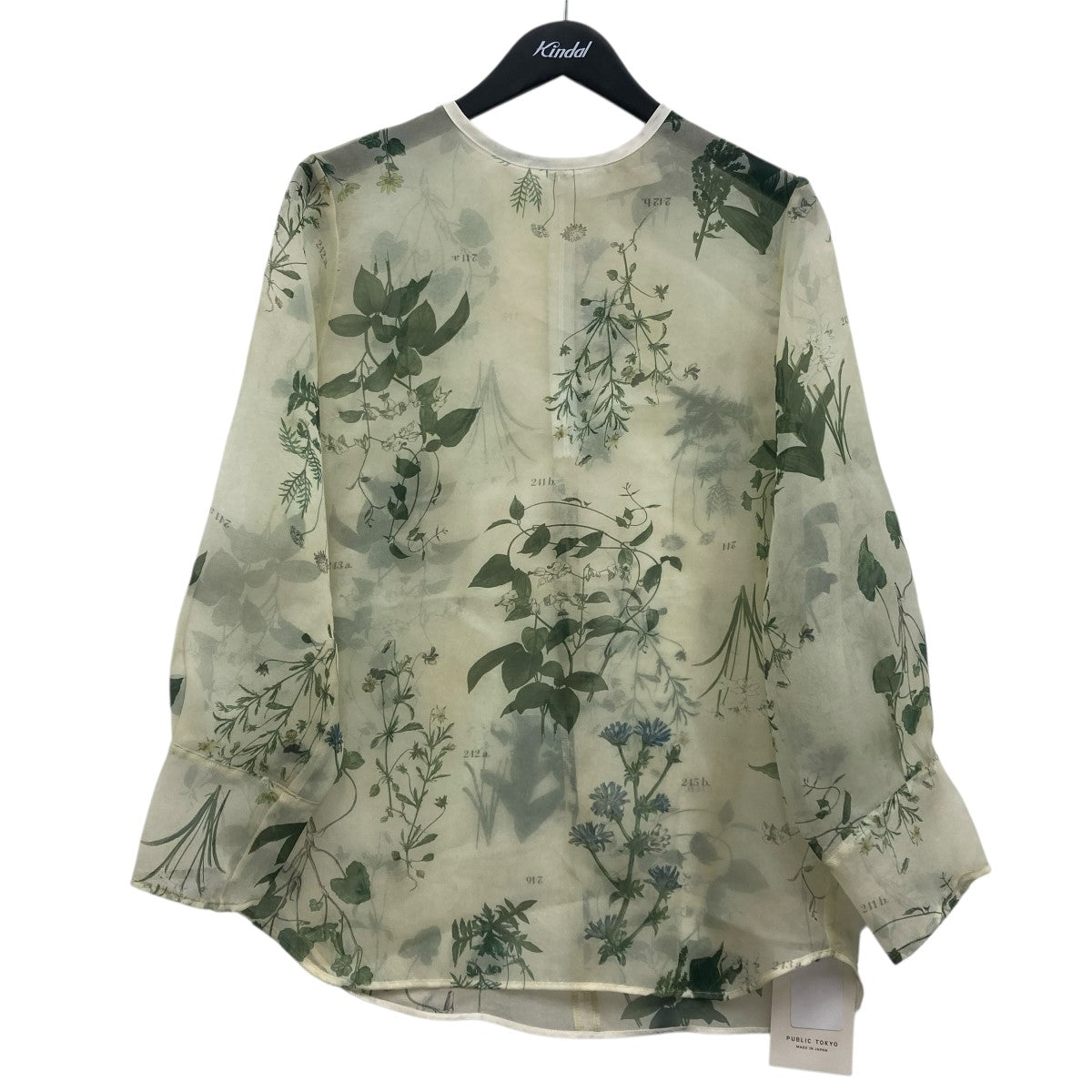 PUBLIC TOKYO シアーカットソー 古着・中古-1枚目のアイテム画像