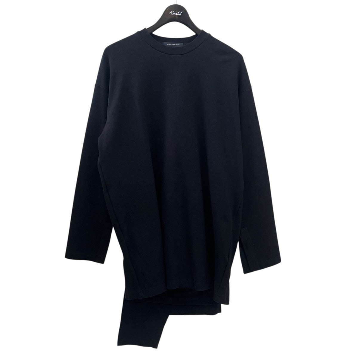 ALMOSTBLACK バックホールデザインスウェット16AW-T004 古着・中古-1枚目のアイテム画像