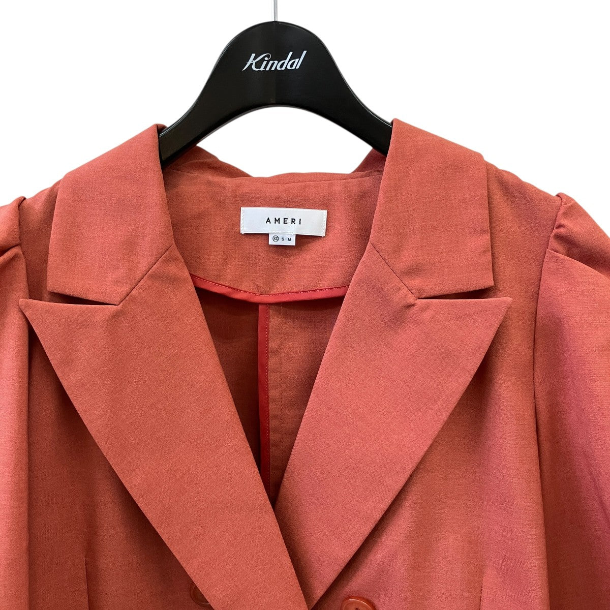 PUFF HALF SLEEVE JACKET WITH SKIRTスカートコンビセットアップ02410541130