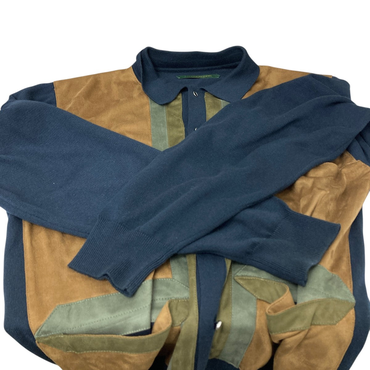 THE DUFFER N NEPHEWS ニットカーディガン 古着・中古-4枚目のアイテム画像