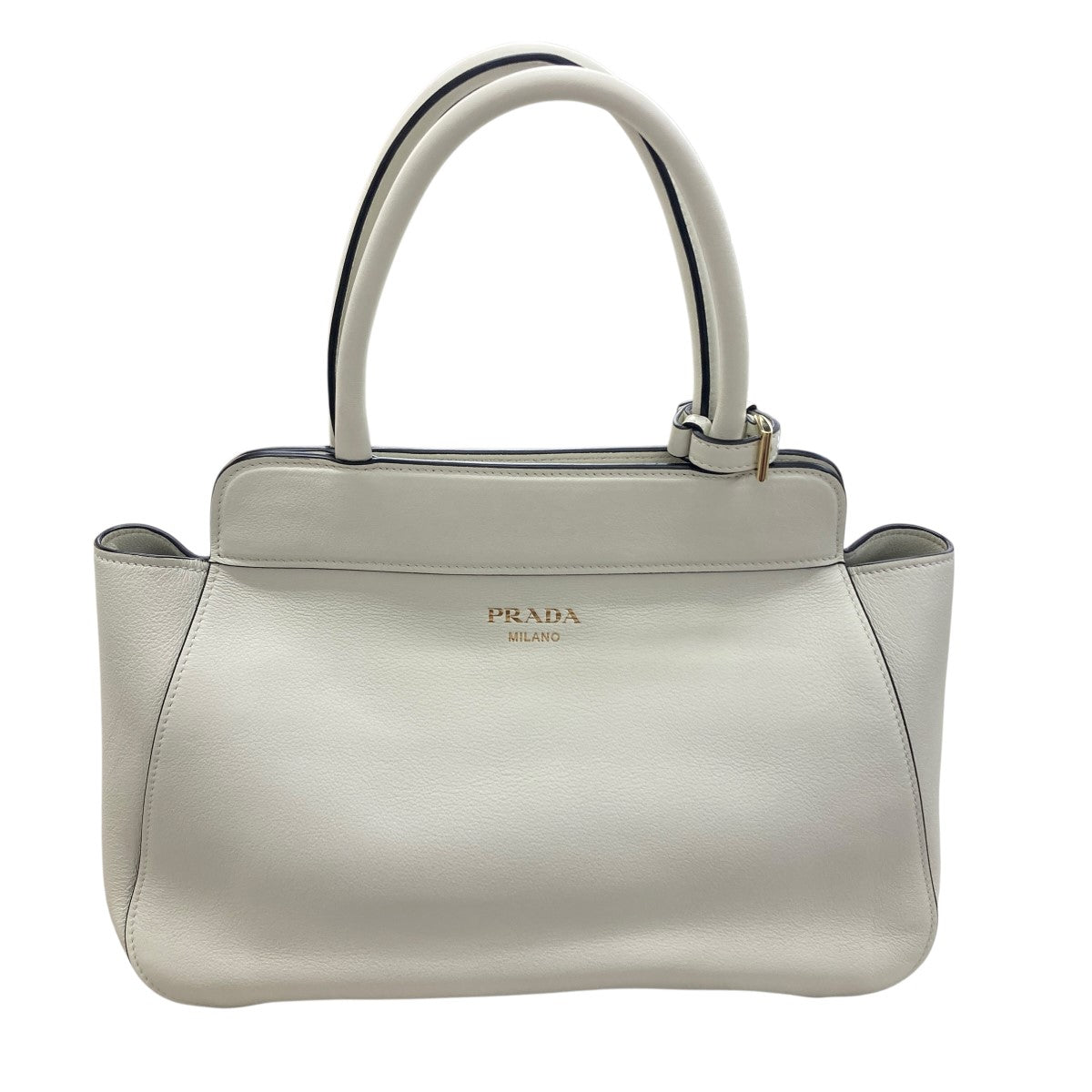 PRADA ソフトグレインレザーハンドバッグ 古着・中古-2枚目のアイテム画像