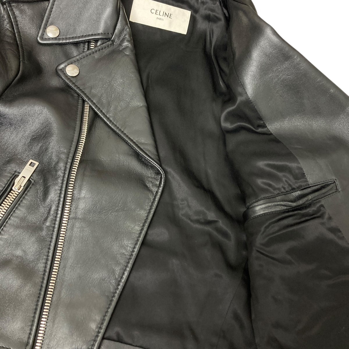 CELINE(セリーヌ) クラシックバイカージャケット 2E134050O ブラック