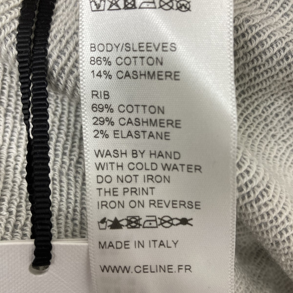 CELINE DAVID KRAMER ラグランスウェット 古着・中古-6枚目のアイテム画像
