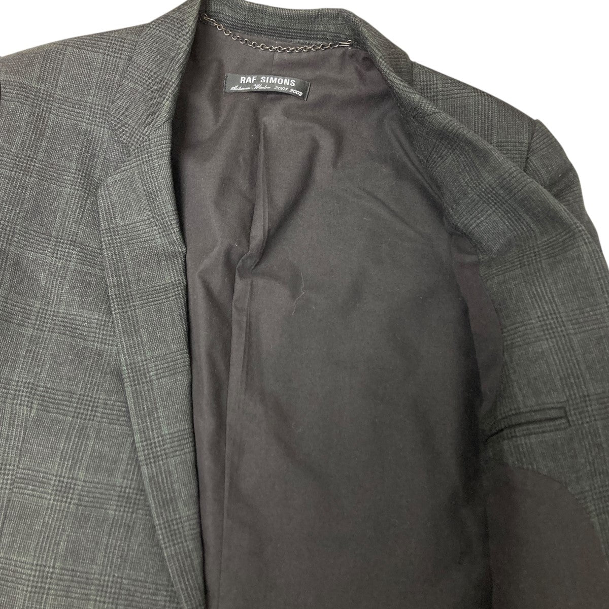 RAF SIMONS(ラフシモンズ) RIOT期 チェックテーラードジャケット