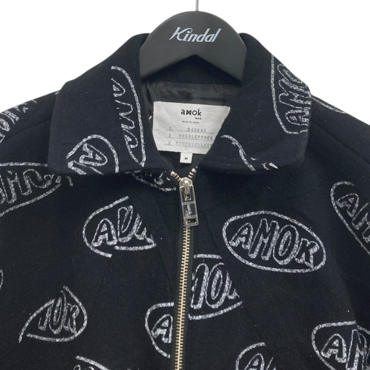 NEEDLE PUNCH BLOUSON ジップアップジャケット