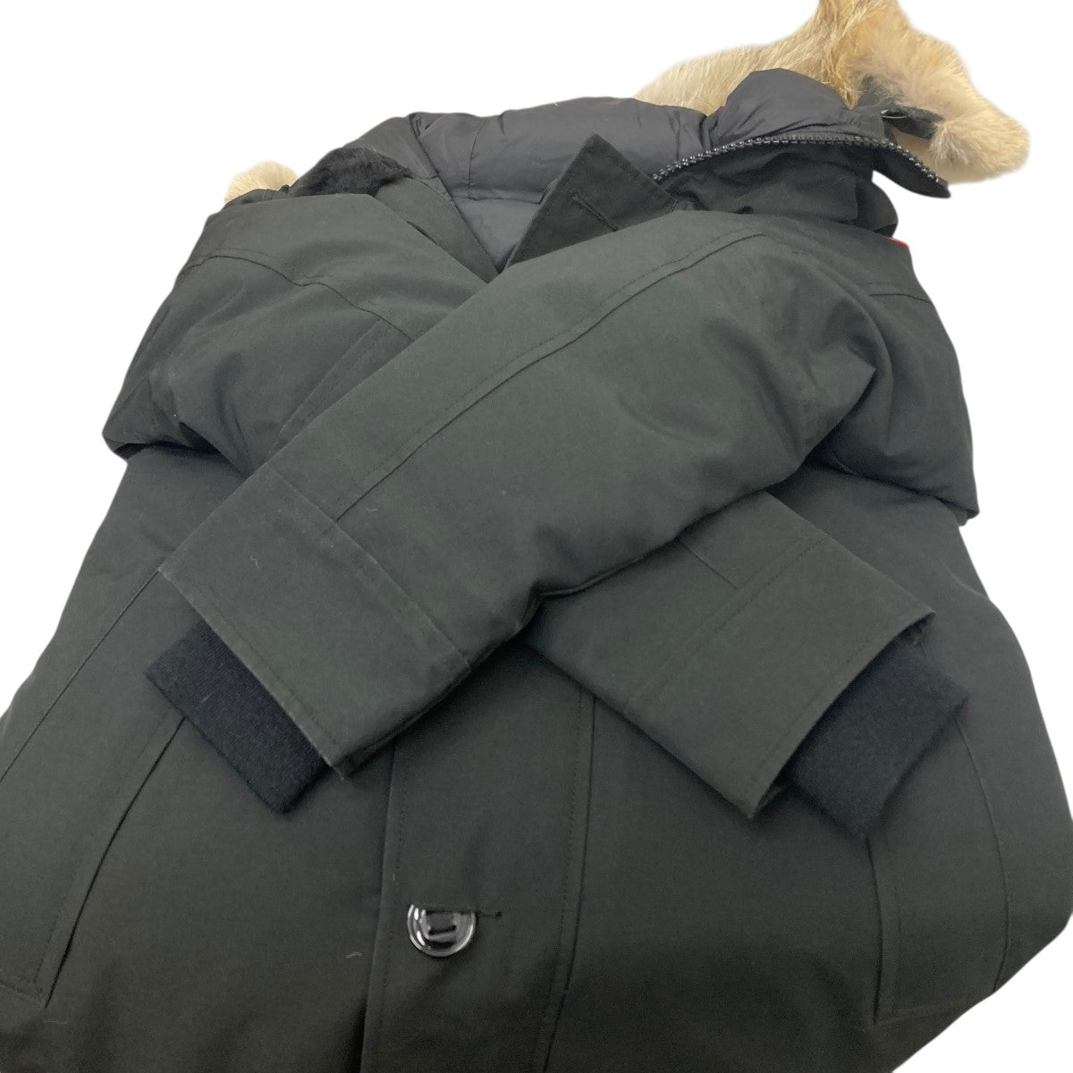 CANADA GOOSE JASPER ファーフード付きダウンジャケット 古着・中古-4枚目のアイテム画像