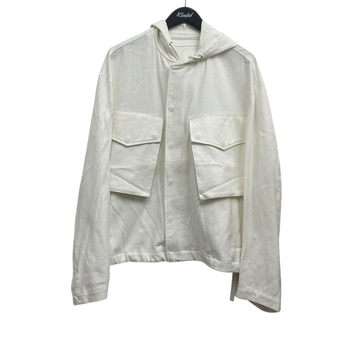 Tamme NEP SILK HOOD BLOUSON ネップジャケット 古着・中古-1枚目のアイテム画像