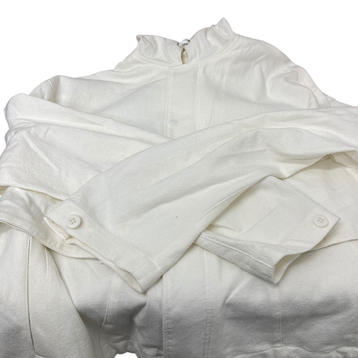 Tamme NEP SILK HOOD BLOUSON ネップジャケット 古着・中古-4枚目のアイテム画像
