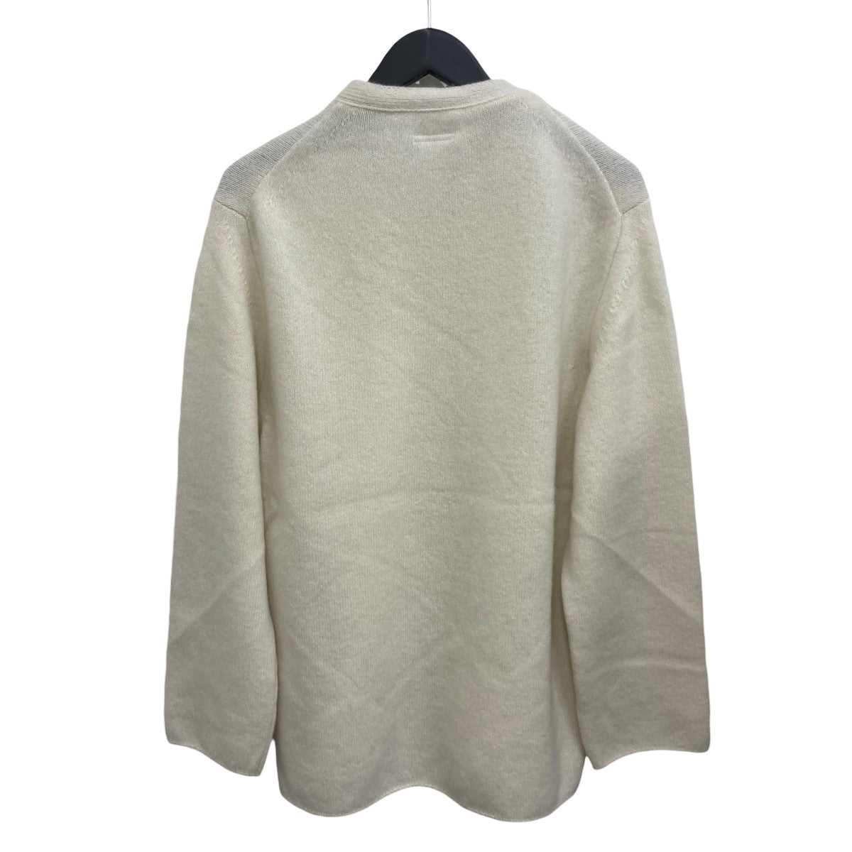 NECKTIE KNIT PO タイ付クルーネックニット