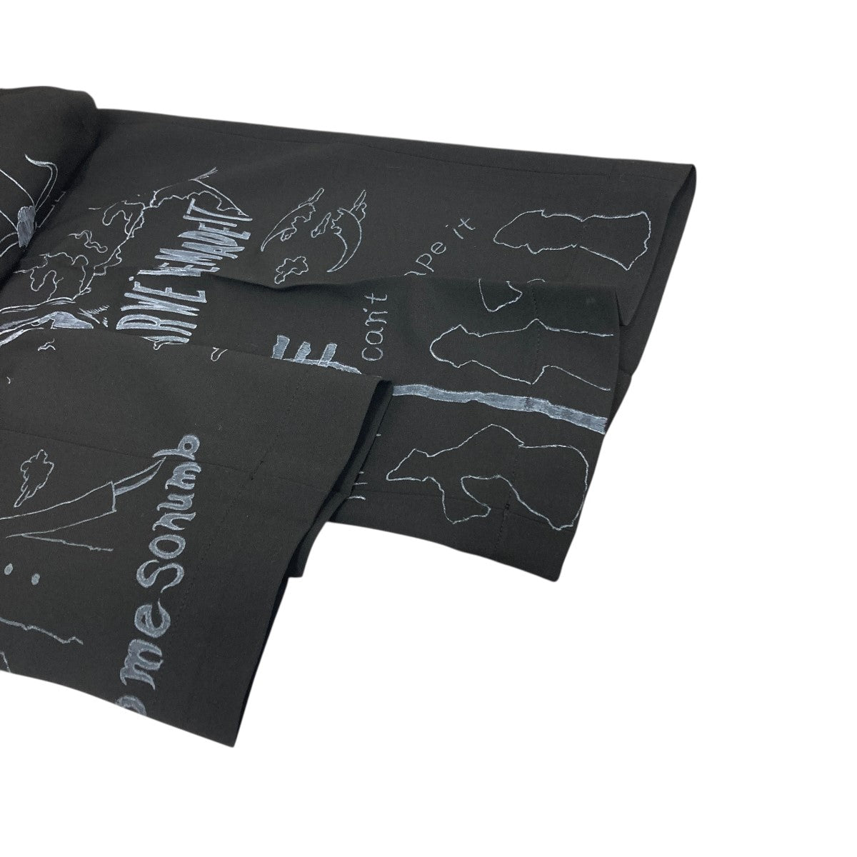 TEPPEI FURUYAMA HANDPRINT TROUSERS ハンドプリントトラウザーズ 古着・中古-3枚目のアイテム画像