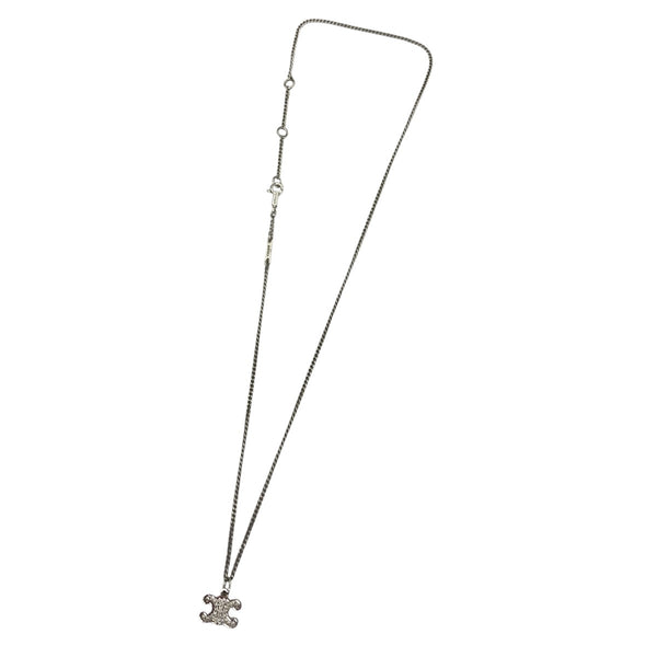 CELINE(セリーヌ) トリオンフラインストーンネックレス WTT4263