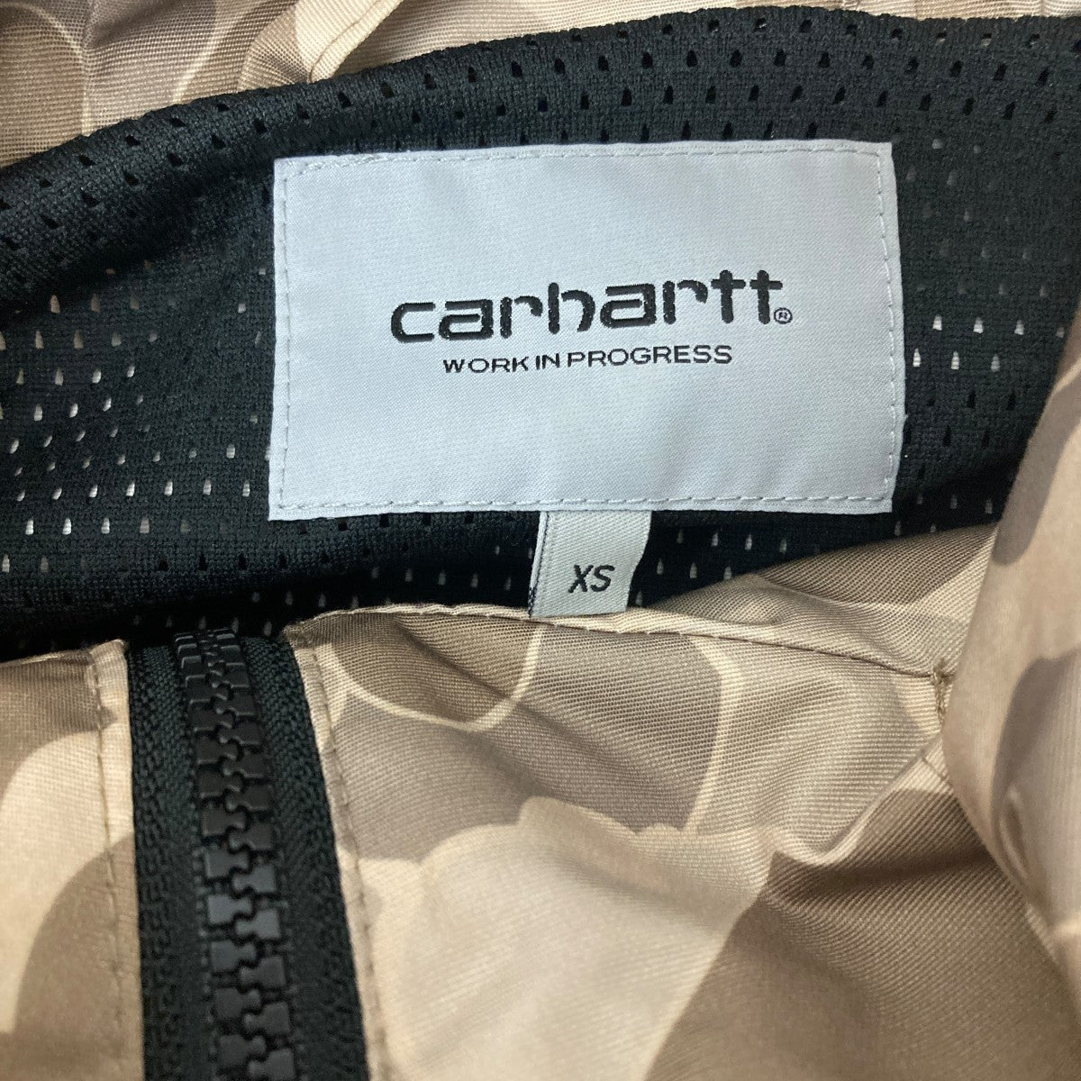 CarHartt カモフラウィンドブレーカージャケット 古着・中古-5枚目のアイテム画像