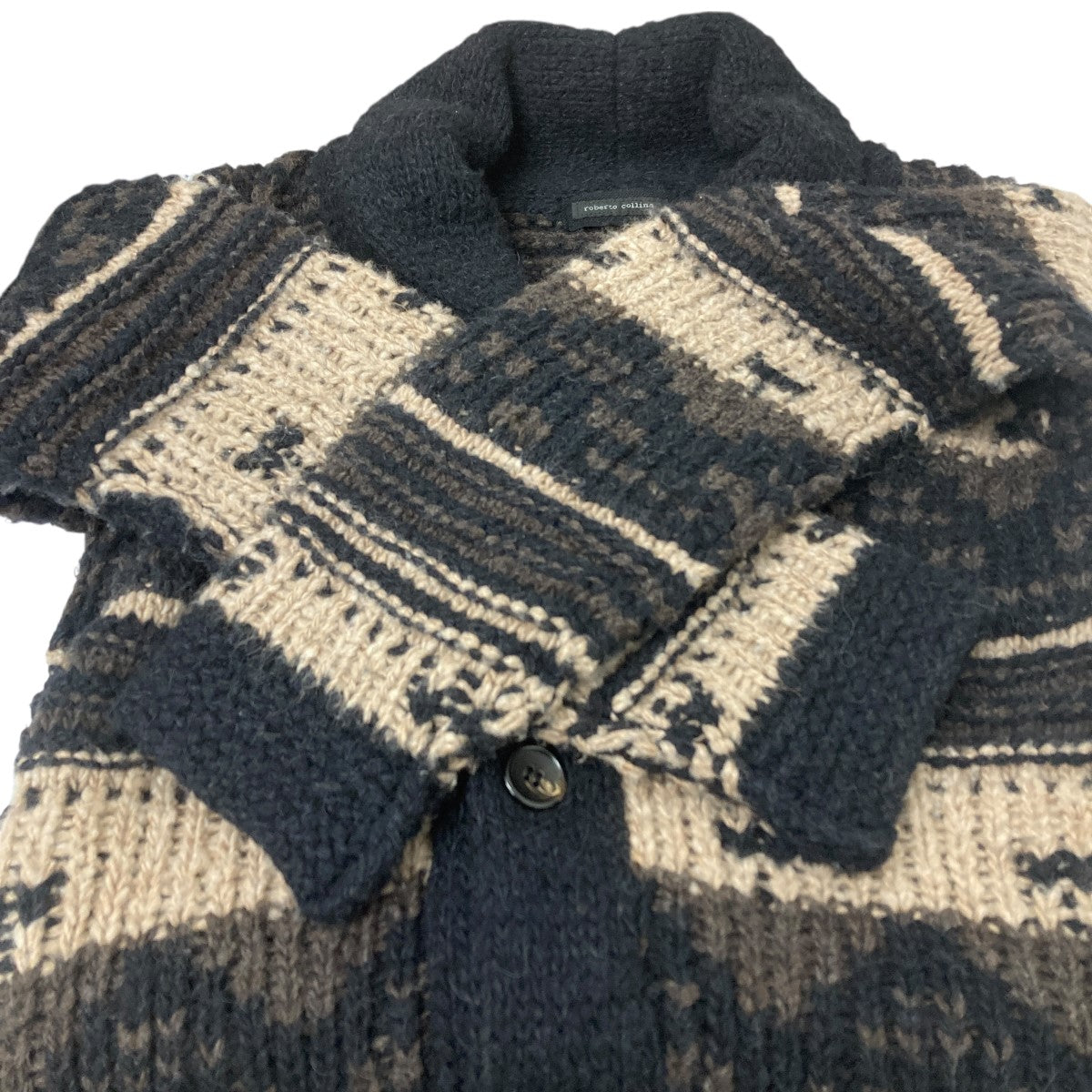 ROBERTO COLLINA ニットカーディガン 古着・中古-4枚目のアイテム画像