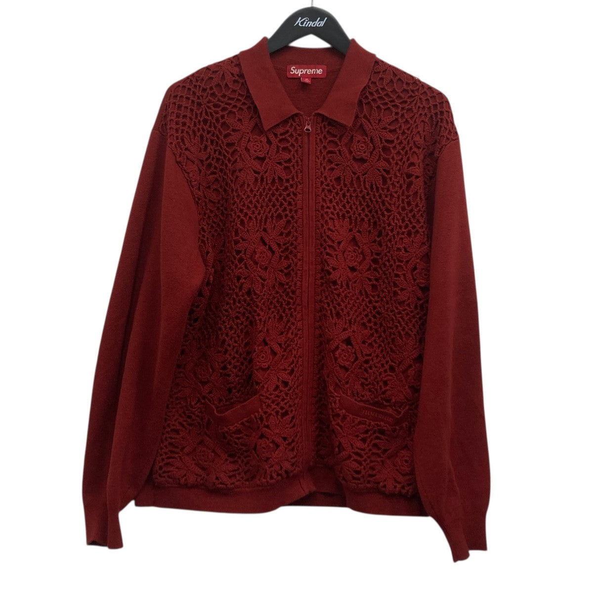 Crochet Zip Up Cardigan クロシェジップアップカーエィガン