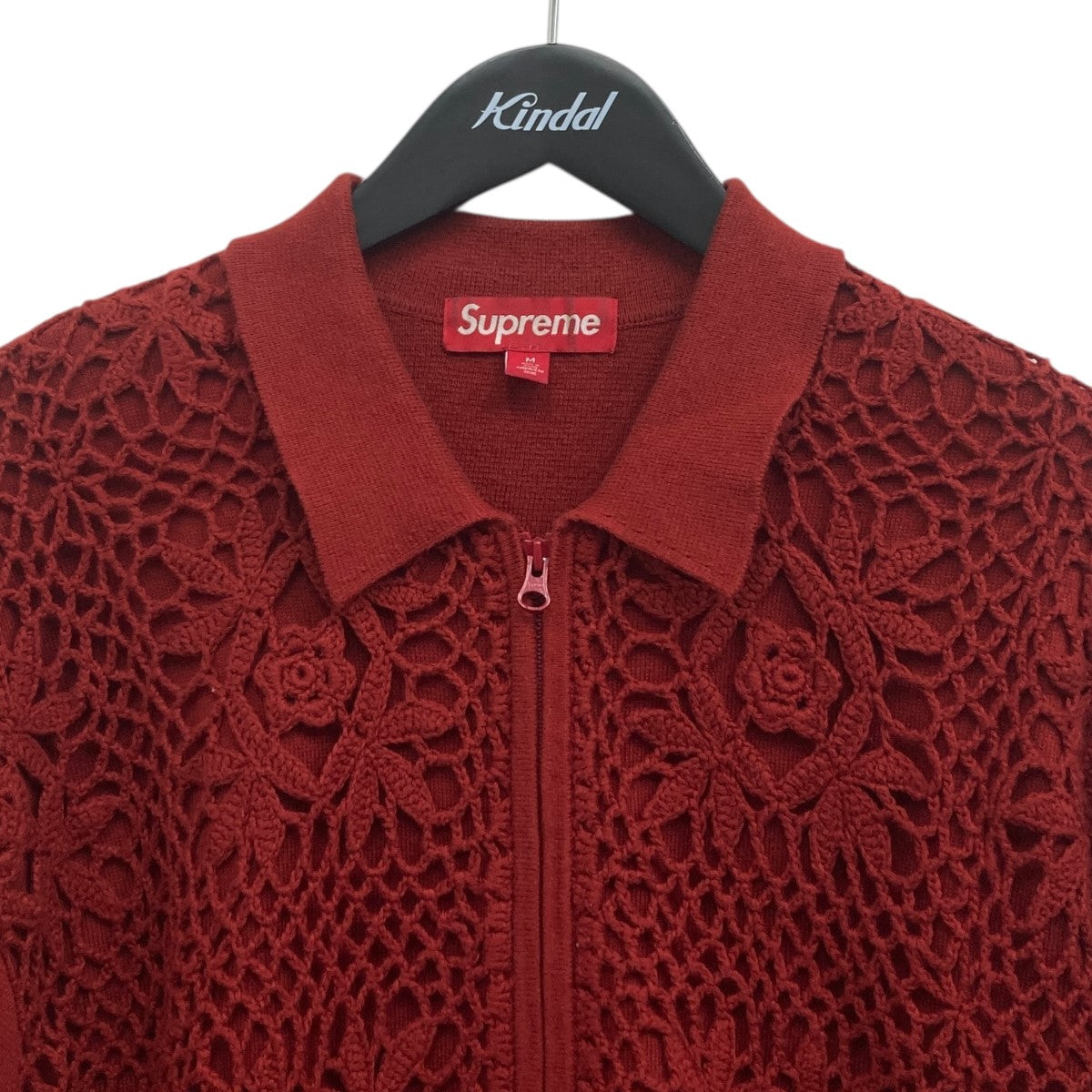 Crochet Zip Up Cardigan クロシェジップアップカーエィガン