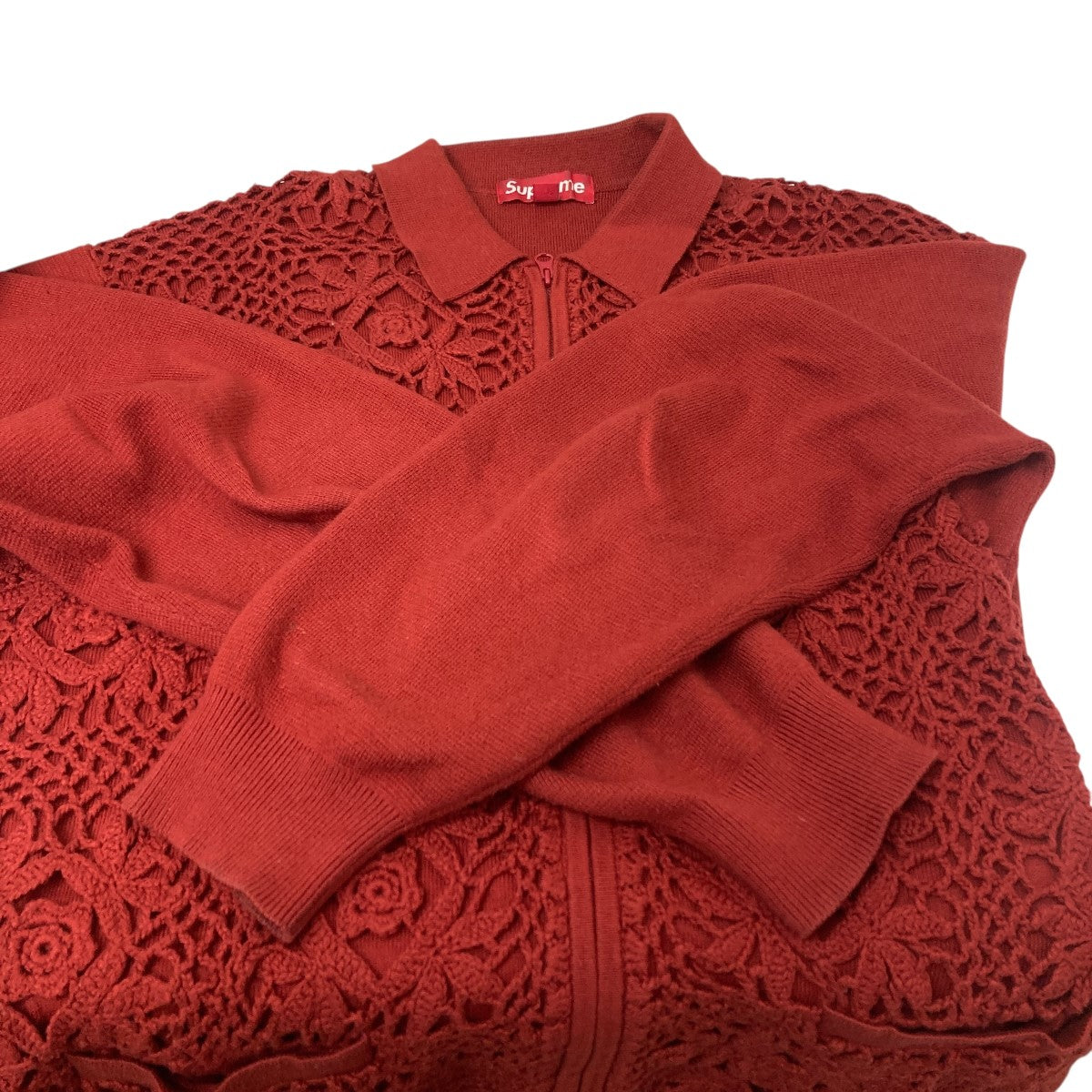 Crochet Zip Up Cardigan クロシェジップアップカーエィガン