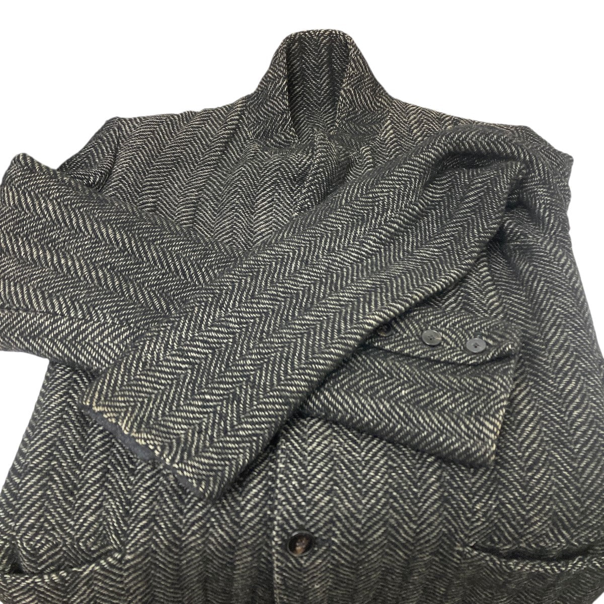 m．a+ 3 button back slit jacketテーラードジャケット 古着・中古-4枚目のアイテム画像